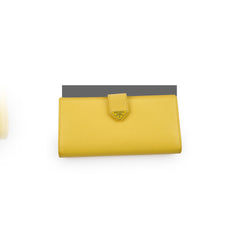 Prada Long Wallet Yellow