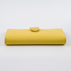 Prada Long Wallet Yellow