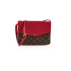 Louis Vuitton Cerise Monogram Canvas Twice Bag