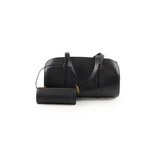 Louis Vuitton Epi Soufflot Shoulder Bag Black (with mini bag)