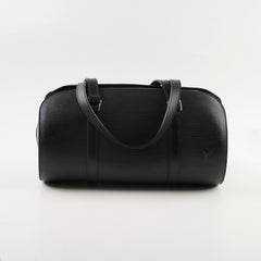 Louis Vuitton Epi Soufflot Shoulder Bag Black (with mini bag)