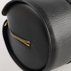 Louis Vuitton Epi Soufflot Shoulder Bag Black (with mini bag)