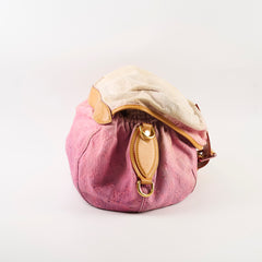 Louis Vuitton Sunburst Denim Crossbody Bag Pink