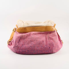 Louis Vuitton Sunburst Denim Crossbody Bag Pink