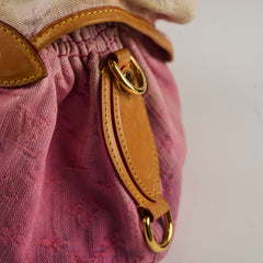 Louis Vuitton Sunburst Denim Crossbody Bag Pink