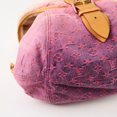 Louis Vuitton Sunburst Denim Crossbody Bag Pink