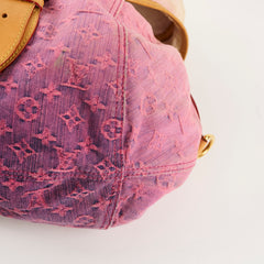 Louis Vuitton Sunburst Denim Crossbody Bag Pink