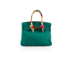 Hermes Birkin 30 Togo Blue Paon - Stamp D