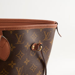Louis Vuitton Neverfull Inside Out MM Tan Brown
