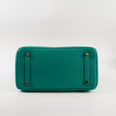 Hermes Birkin 30 Togo Blue Paon - Stamp D