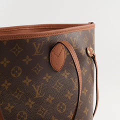 Louis Vuitton Neverfull Inside Out MM Tan Brown