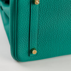 Hermes Birkin 30 Togo Blue Paon - Stamp D