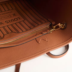 Louis Vuitton Neverfull Inside Out MM Tan Brown