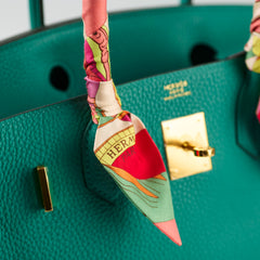 Hermes Birkin 30 Togo Blue Paon - Stamp D