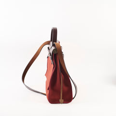 Hermes Herbag 31 PHW Rouge R Square Stamp