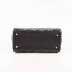 Christian Dior Lady Dior Medium Black Lambskin