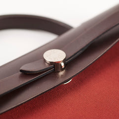 Hermes Herbag 31 PHW Rouge R Square Stamp