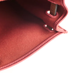 Hermes Herbag 31 PHW Rouge R Square Stamp