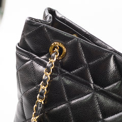 Chanel Timeless CC Shopping Tote Black Caviar GHW
