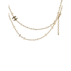 Chanel Pearl/Crystal Necklace 110-120 cm