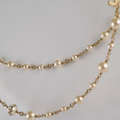 Chanel Pearl/Crystal Necklace 110-120 cm