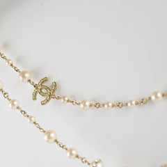 Chanel Pearl/Crystal Necklace 110-120 cm