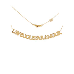 Gucci 18K Yellow Gold L'Aveugle Par Amour Necklace