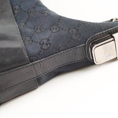 Gucci GG Monogram Hobo Bag Black