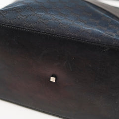 Gucci GG Monogram Hobo Bag Black