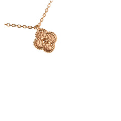 Van Cleef & Arpels Sweet Alhambra Necklace Rose Gold