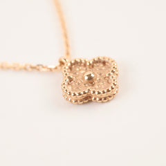 Van Cleef & Arpels Sweet Alhambra Necklace Rose Gold
