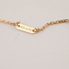 Van Cleef & Arpels Sweet Alhambra Necklace Rose Gold