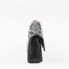 Chanel Small Classic Flap Bllack Caviar SHW 11 series