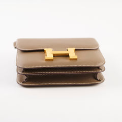 Hermes Mini Constance3 18 Etoupe U Stamp