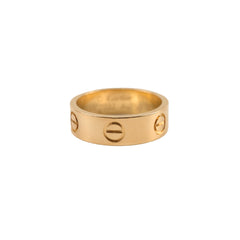Cartier Love Ring Classic Model Size 51 Yellow Gold