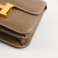Hermes Mini Constance3 18 Etoupe U Stamp