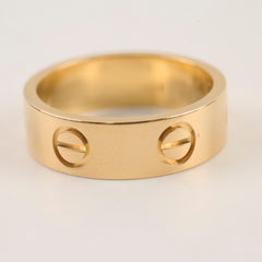 Cartier Love Ring Classic Model Size 51 Yellow Gold