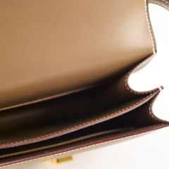 Hermes Mini Constance3 18 Etoupe U Stamp