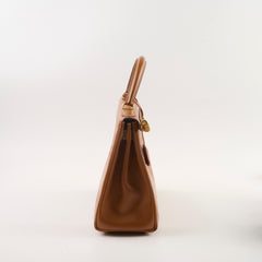 Hermes Kelly 28 Courchevel Gold - Stamp B Square