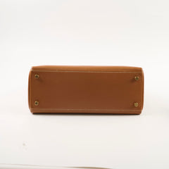 Hermes Kelly 28 Courchevel Gold - Stamp B Square