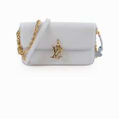 Louis Vuitton Bloom Wallet On Chain Light Blue