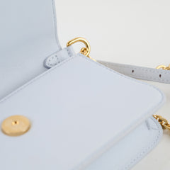 Louis Vuitton Bloom Wallet On Chain Light Blue