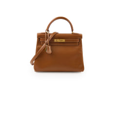 Hermes Kelly 28 Courchevel Gold - Stamp B Square
