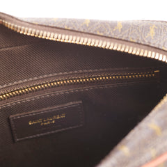 Saint Laurent Monogram Canvas Camera Bag
