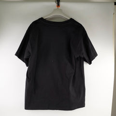 Gucci Logo Cotton T-Shirt Black Size XS
