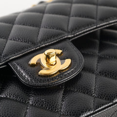 Chanel Classic Flap Small Caviar Black (Microchipped)
