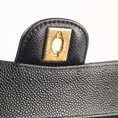 Chanel Classic Flap Small Caviar Black (Microchipped)