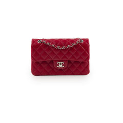 Chanel Small Classic Flap Rasberry Red Caviar 24 Series