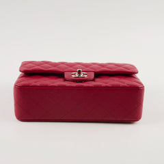 Chanel Small Classic Flap Rasberry Red Caviar 24 Series