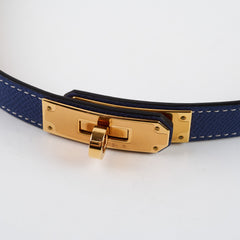Hermès Kelly Belt Epsom Blue